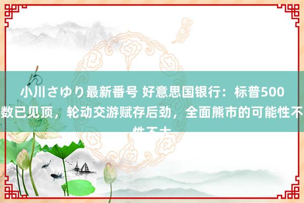 小川さゆり最新番号 好意思国银行：标普500指数已见顶，轮动交游赋存后劲，全面熊市的可能性不大