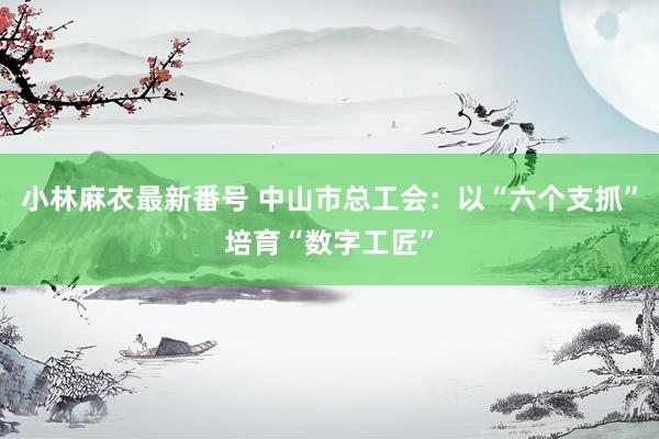 小林麻衣最新番号 中山市总工会：以“六个支抓”培育“数字工匠”