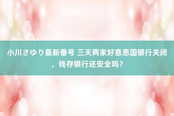 小川さゆり最新番号 三天两家好意思国银行关闭，钱存银行还安全吗？