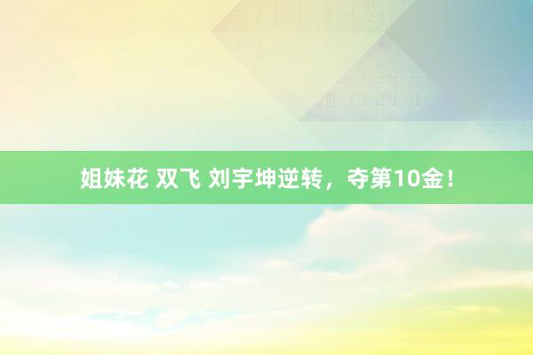 姐妹花 双飞 刘宇坤逆转，夺第10金！